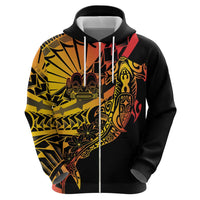 Gradient Marquesas Islands Hoodie Marquesan Matatiki Hammerhead Shark Patutiki LT14 - Polynesian Pride