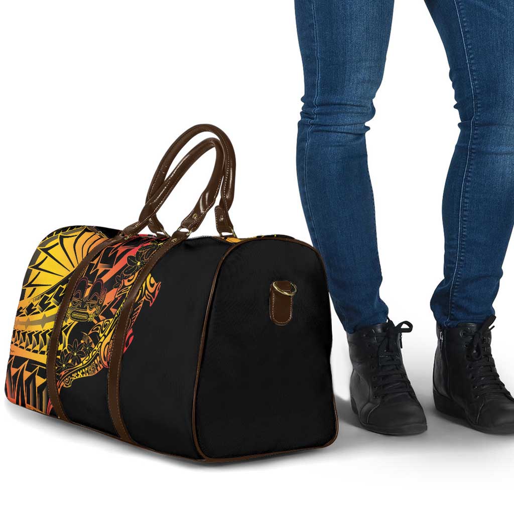 Gradient Marquesas Islands Travel Bag Marquesan Matatiki Hammerhead Shark Patutiki LT14 - Polynesian Pride