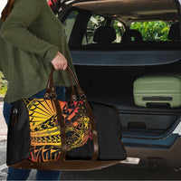 Gradient Marquesas Islands Travel Bag Marquesan Matatiki Hammerhead Shark Patutiki LT14 - Polynesian Pride