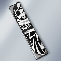 Black White Marquesas Islands Auto Sun Shade Marquesan Matatiki Hammerhead Shark Patutiki LT14 - Polynesian Pride