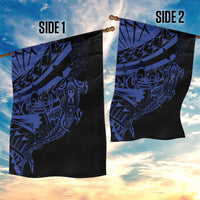 Blue Marquesas Islands Garden Flag Marquesan Matatiki Hammerhead Shark Patutiki LT14 - Polynesian Pride