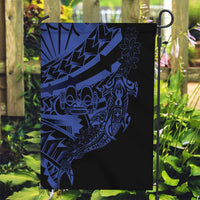 Blue Marquesas Islands Garden Flag Marquesan Matatiki Hammerhead Shark Patutiki LT14 Garden Flag Blue - Polynesian Pride
