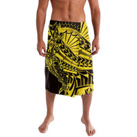 Yellow Marquesas Islands Lavalava Marquesan Matatiki Hammerhead Shark Patutiki LT14 Yellow - Polynesian Pride