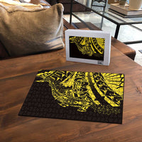 Yellow Marquesas Islands Puzzle Marquesan Matatiki Hammerhead Shark Patutiki LT14 - Polynesian Pride
