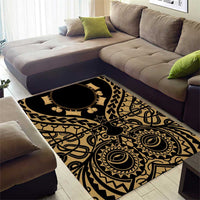 Austral Islands Area Rug Tuhaa Pae Penu Stars Necklace Gold LT14 - Polynesian Pride