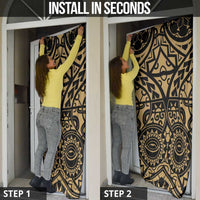 Austral Islands Door Cover Tuhaa Pae Penu Stars Necklace Gold LT14 - Polynesian Pride