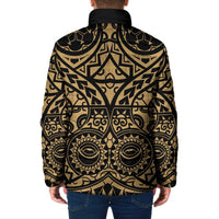 Austral Islands Padded Jacket Tuhaa Pae Penu Stars Necklace Gold LT14 - Polynesian Pride