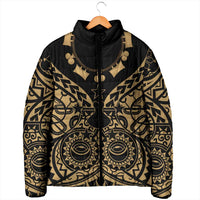 Austral Islands Padded Jacket Tuhaa Pae Penu Stars Necklace Gold LT14 - Polynesian Pride