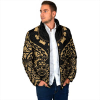 Austral Islands Padded Jacket Tuhaa Pae Penu Stars Necklace Gold LT14 - Polynesian Pride
