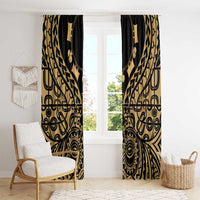 Austral Islands Window Curtain Tuhaa Pae Penu Stars Necklace Gold LT14 - Polynesian Pride