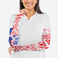 Austral Islands Arm Sleeves Tuhaa Pae Penu Stars Necklace Red LT14 - Polynesian Pride