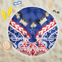 Austral Islands Beach Blanket Tuhaa Pae Penu Stars Necklace Red LT14 One Size 150cm Red - Polynesian Pride
