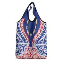 Austral Islands Grocery Bag Tuhaa Pae Penu Stars Necklace Red LT14 - Polynesian Pride
