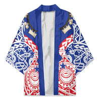 Austral Islands Kimono Tuhaa Pae Penu Stars Necklace Red LT14 Unisex Red - Polynesian Pride