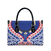 Austral Islands Leather Bag Tuhaa Pae Penu Stars Necklace Red LT14 - Polynesian Pride