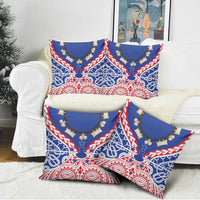 Austral Islands Pillow Cover Tuhaa Pae Penu Stars Necklace Red LT14 - Polynesian Pride