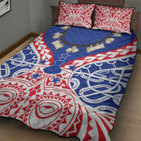 Austral Islands Quilt Bed Set Tuhaa Pae Penu Stars Necklace Red LT14 - Polynesian Pride