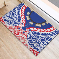 Austral Islands Rubber Doormat Tuhaa Pae Penu Stars Necklace Red LT14 - Polynesian Pride