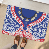 Austral Islands Rubber Doormat Tuhaa Pae Penu Stars Necklace Red LT14 - Polynesian Pride