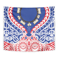 Austral Islands Tapestry Tuhaa Pae Penu Stars Necklace Red LT14 - Polynesian Pride
