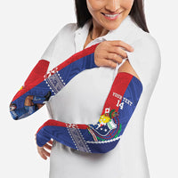 Toa Samoa Mate Ma'a Tonga Rugby Together Custom Arm Sleeves LT14 - Polynesian Pride