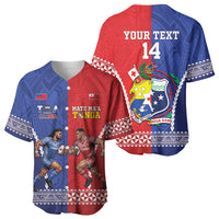 Toa Samoa Mate Ma'a Tonga Rugby Together Custom Baseball Jersey LT14 - Polynesian Pride