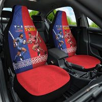Toa Samoa Mate Ma'a Tonga Rugby Together Car Seat Cover LT14 One Size Multicolor - Polynesian Pride