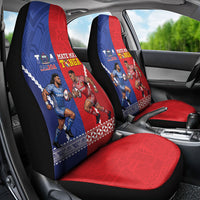 Toa Samoa Mate Ma'a Tonga Rugby Together Car Seat Cover LT14 - Polynesian Pride