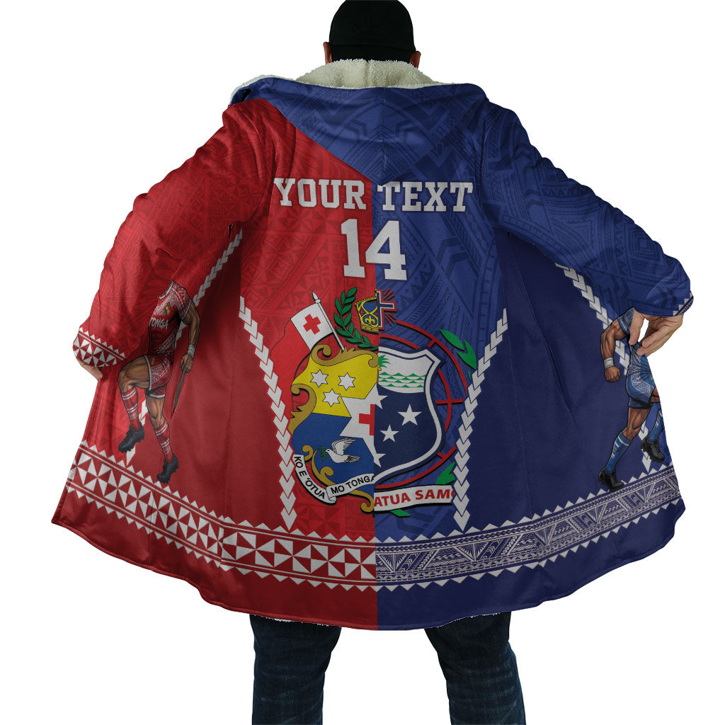 Toa Samoa Mate Ma'a Tonga Rugby Together Custom Cloak LT14 - Polynesian Pride