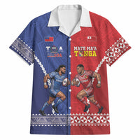 Toa Samoa Mate Ma'a Tonga Rugby Together Custom Hawaiian Shirt LT14 Multicolor - Polynesian Pride