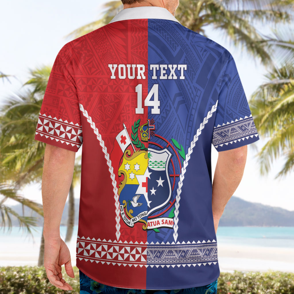 Toa Samoa Mate Ma'a Tonga Rugby Together Custom Hawaiian Shirt LT14 - Polynesian Pride