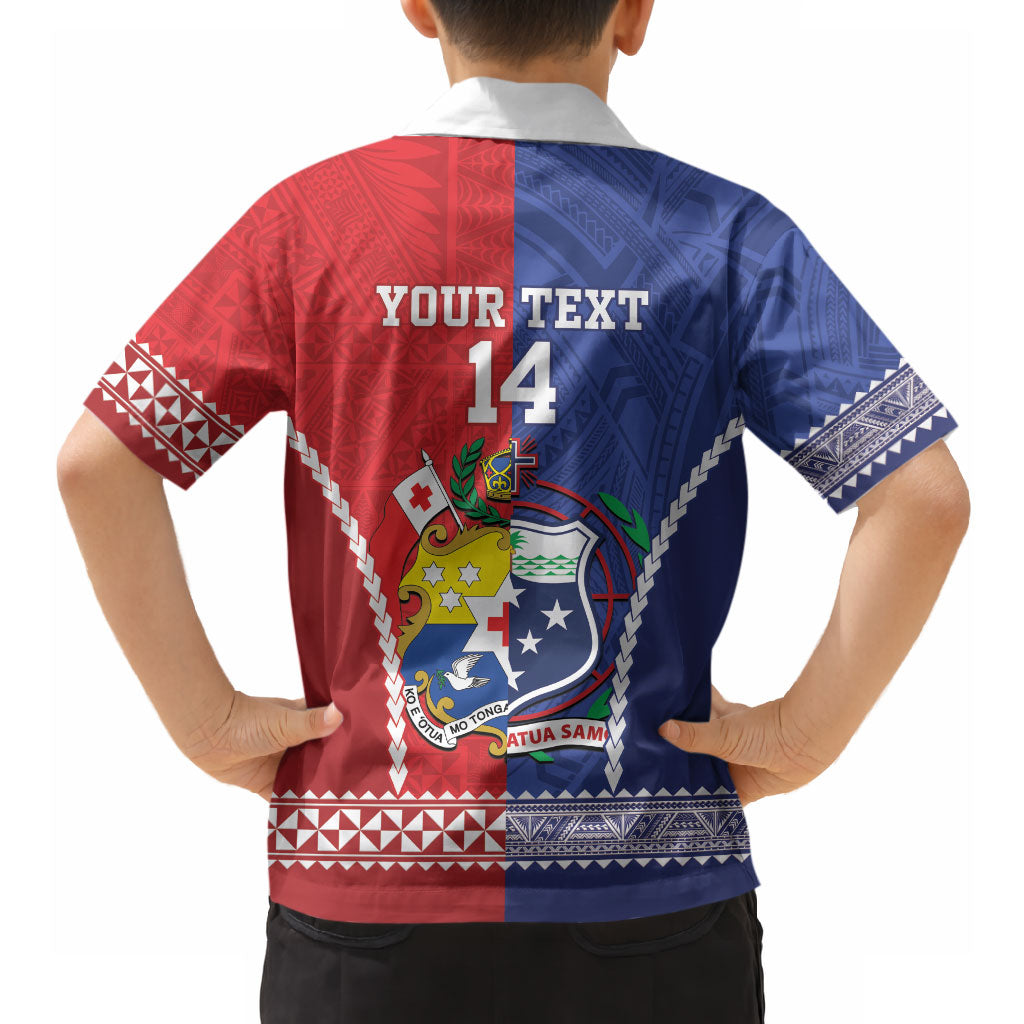 Toa Samoa Mate Ma'a Tonga Rugby Together Custom Hawaiian Shirt LT14 - Polynesian Pride