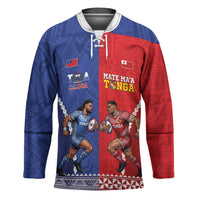 Toa Samoa Mate Ma'a Tonga Rugby Together Custom Hockey Jersey LT14 Unisex Multicolor - Polynesian Pride