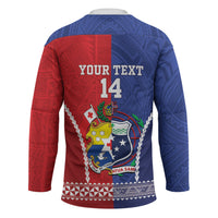 Toa Samoa Mate Ma'a Tonga Rugby Together Custom Hockey Jersey LT14 - Polynesian Pride
