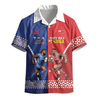 Toa Samoa Mate Ma'a Tonga Rugby Together Custom Kid Hawaiian Shirt LT14 - Polynesian Pride