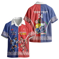 Toa Samoa Mate Ma'a Tonga Rugby Together Custom Kid Hawaiian Shirt LT14 - Polynesian Pride