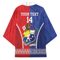 Toa Samoa Mate Ma'a Tonga Rugby Together Custom Kimono LT14 - Polynesian Pride