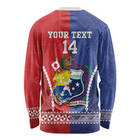 Toa Samoa Mate Ma'a Tonga Rugby Together Custom Long Sleeve Shirt LT14 - Polynesian Pride