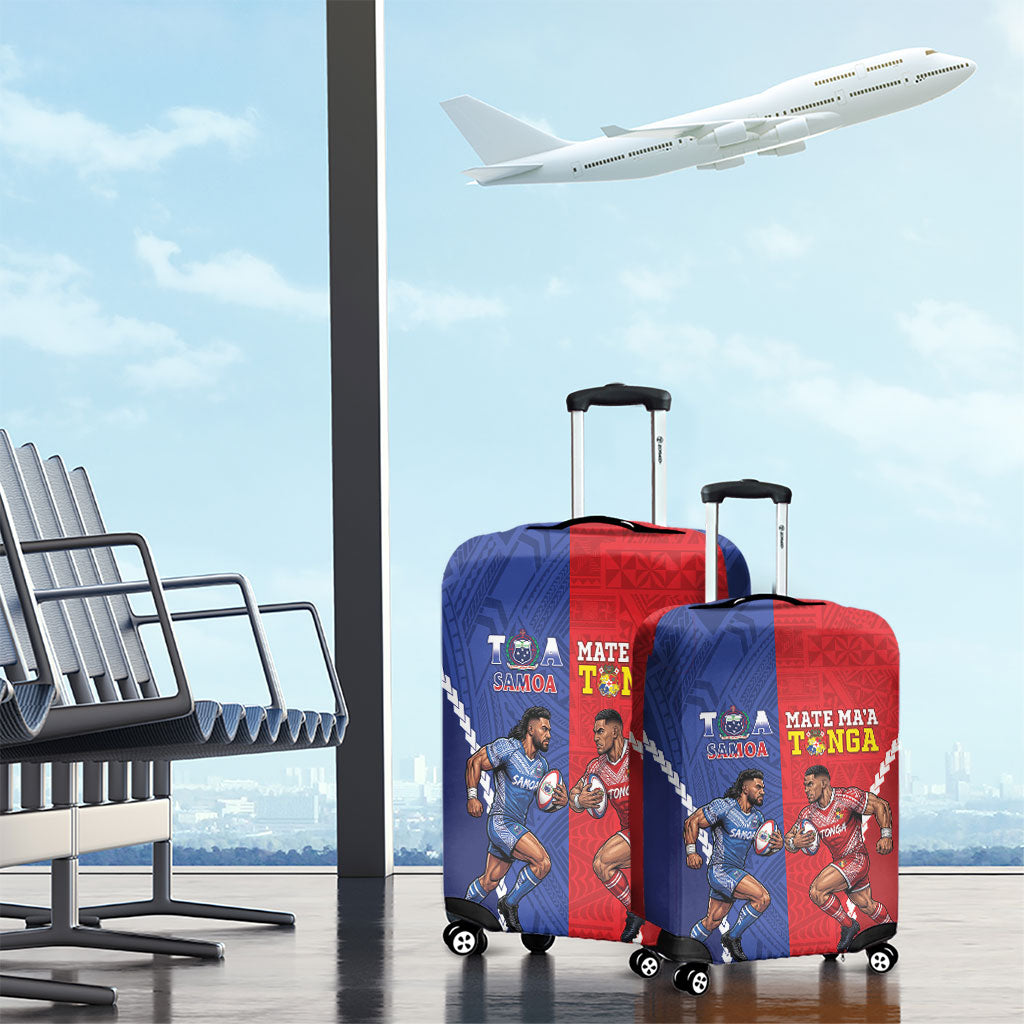 Toa Samoa Mate Ma'a Tonga Rugby Together Luggage Cover LT14 - Polynesian Pride