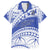 Personalised Samoa St Josephs College Hawaiian Shirt Marist Brothers Samoan Pattern LT14 Blue - Polynesian Pride