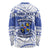 Personalised Samoa St Josephs College Long Sleeve Shirt Marist Brothers Samoan Pattern LT14 - Polynesian Pride