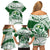 Personalised Samoa Faleata College Family Matching Off Shoulder Short Dress and Hawaiian Shirt Samoan Pattern LT14 - Polynesian Pride