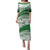 Personalised Samoa Faleata College Family Matching Puletasi Dress and Hawaiian Shirt Samoan Pattern LT14 Mom's Dress Green - Polynesian Pride