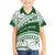 Personalised Samoa Faleata College Family Matching Puletasi Dress and Hawaiian Shirt Samoan Pattern LT14 Son's Shirt Green - Polynesian Pride