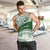 Personalised Samoa Faleata College Men Tank Top Samoan Pattern LT14 Green - Polynesian Pride