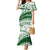 Personalised Samoa Faleata College Mermaid Dress Samoan Pattern LT14 Women Green - Polynesian Pride