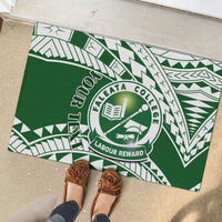 Personalised Samoa Faleata College Rubber Doormat Samoan Pattern LT14 - Polynesian Pride