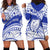 Personalised Samoa Safata College Hoodie Dress Samoan Pattern LT14 - Polynesian Pride