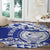 Personalised Samoa Safata College Round Carpet Samoan Pattern LT14 - Polynesian Pride