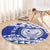 Personalised Samoa Safata College Round Carpet Samoan Pattern LT14 - Polynesian Pride